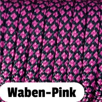 Paracord waben-pink